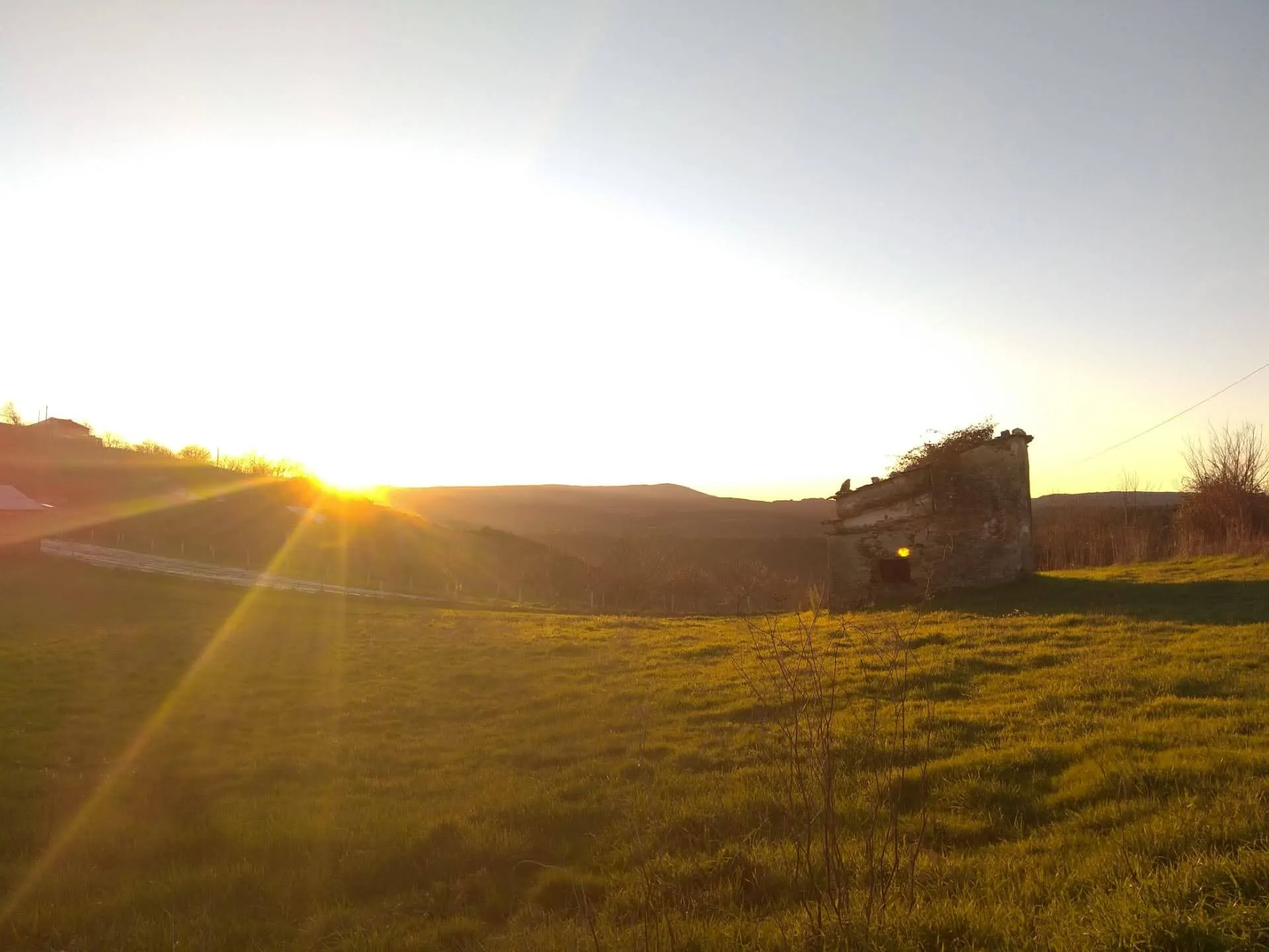 Sunset at Parque de Montesinho